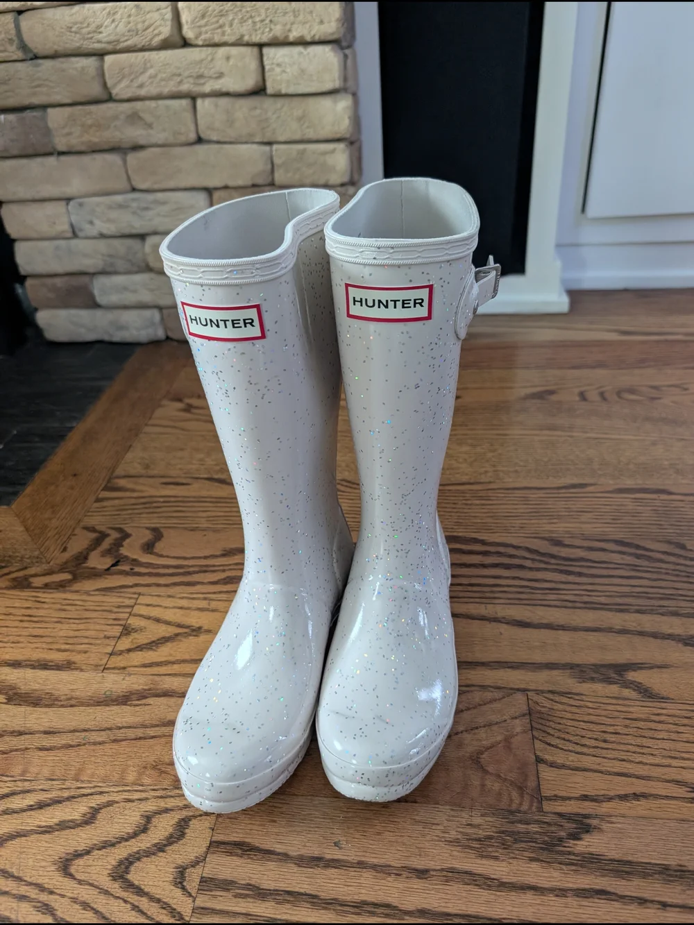 Hunter Girls Original Glitter Rain Boots